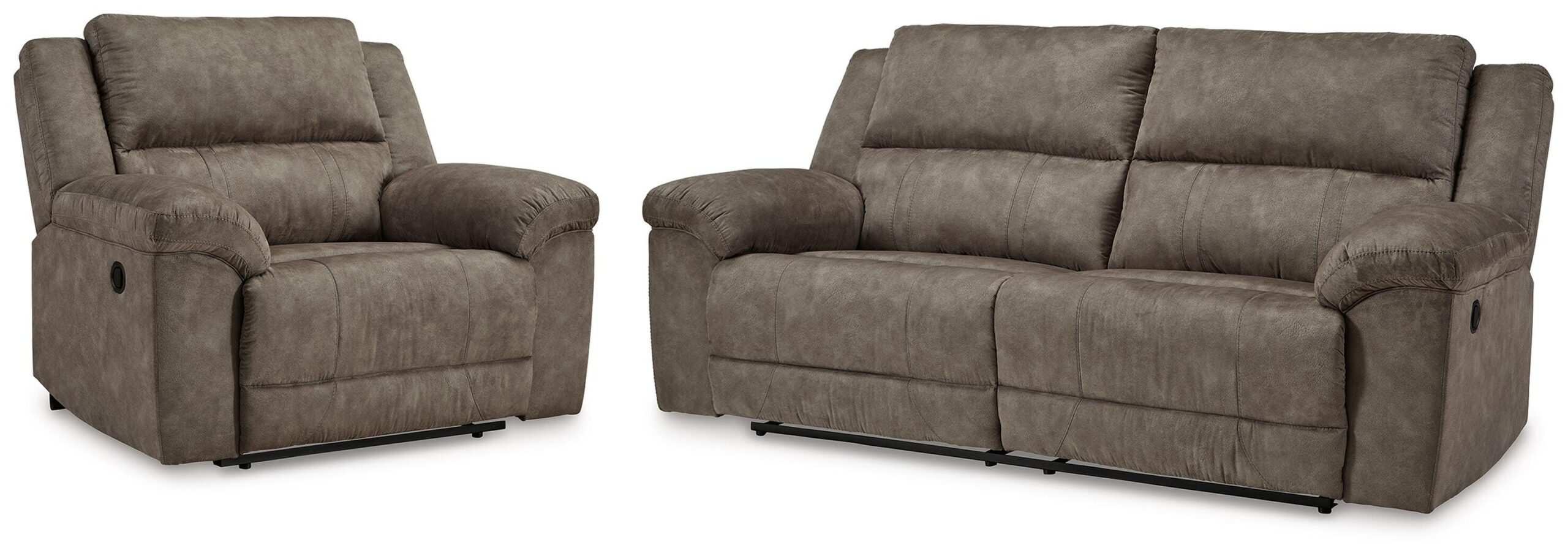 bf0dcad9bb14fbad3f5c2572d5588eae Laresview Reclining Sofa and Oversized Recliner - Image 1