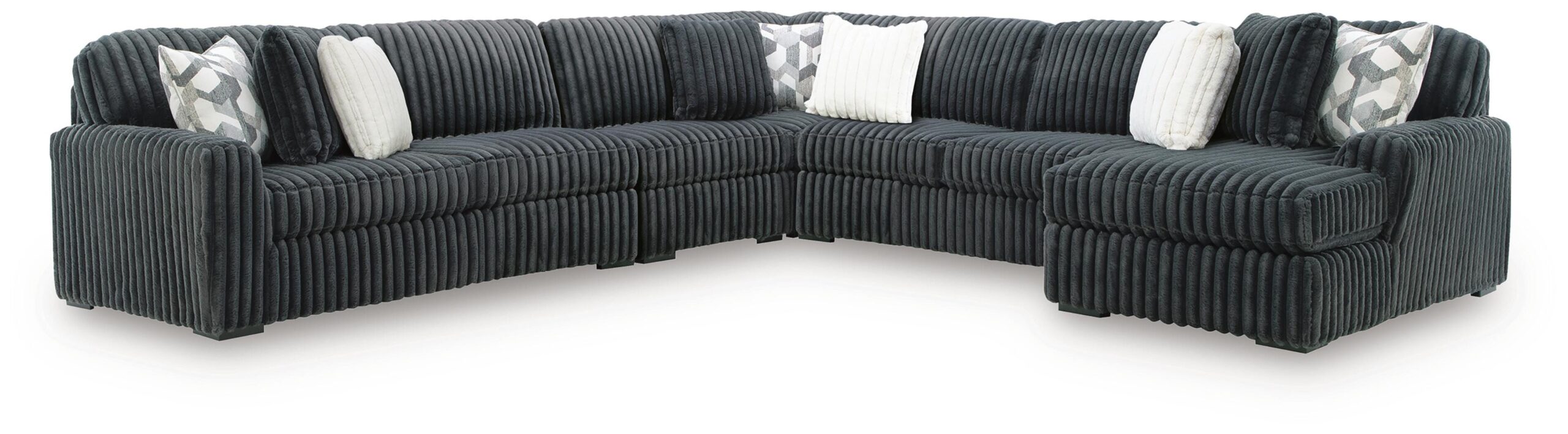 bf4f628cfc0ce354466d2850132b0bc5 Midnight-Madness 5-Piece Sectional with Chaise - Image 1