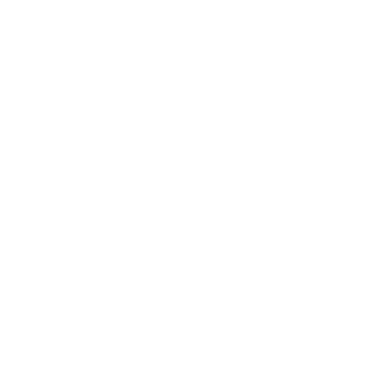 White line icon of a hand holding a smartphone.