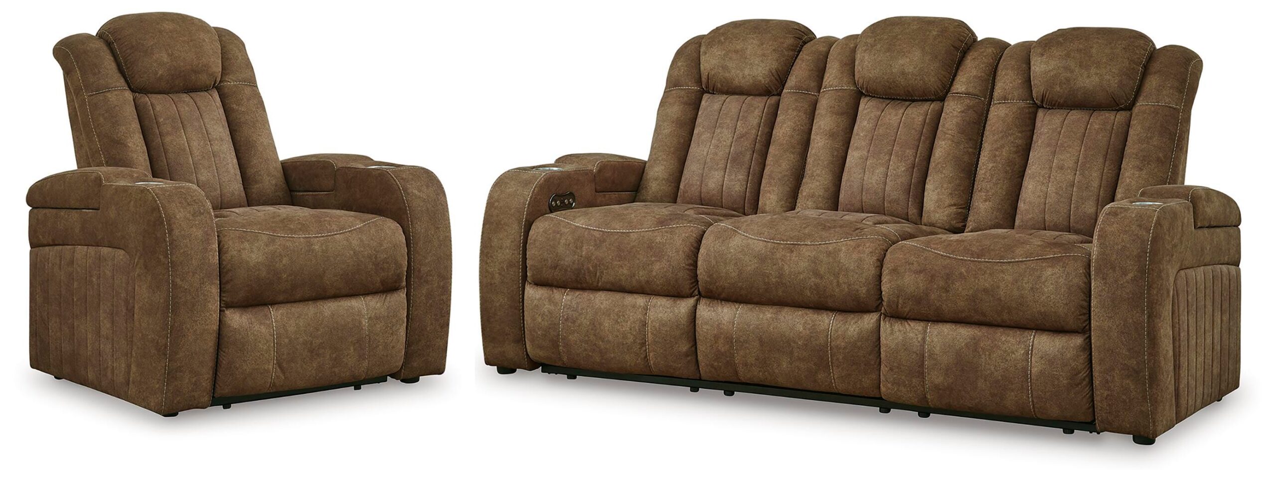 c0138917598351728b24191a1d431db2 Wolfridge Power Reclining Sofa and Power Recliner - Image 1