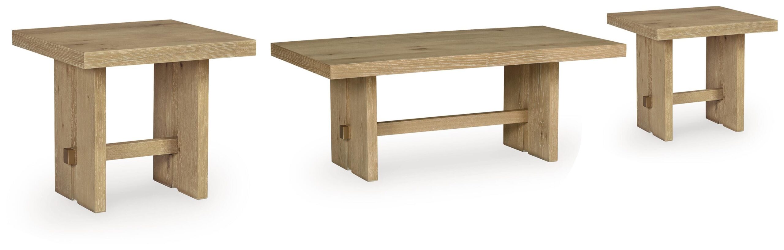 c08153f34deba84cecb1ebc95103a34d Crendlin Coffee Table and 2 End Tables - Image 1