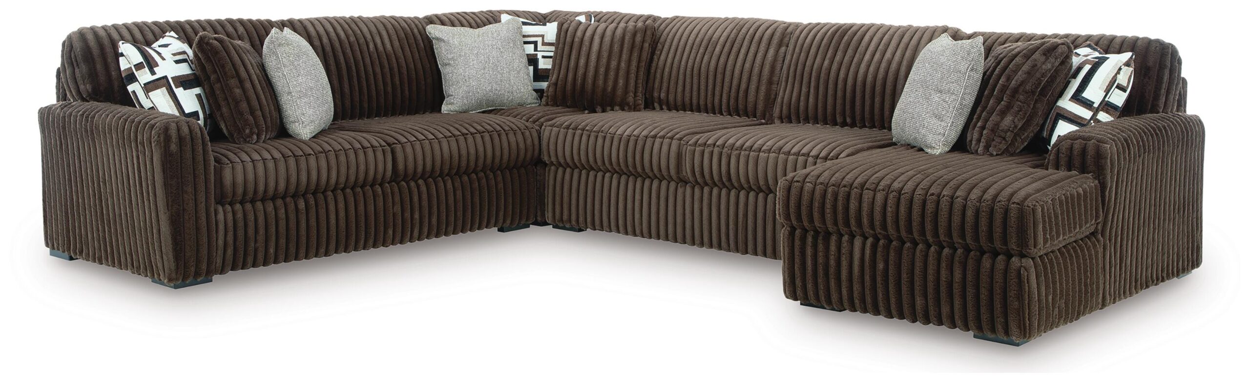 c1424ad336e275c0a131ab8f7c194dc4 Midnight-Madness 4-Piece Sectional with Chaise - Image 1