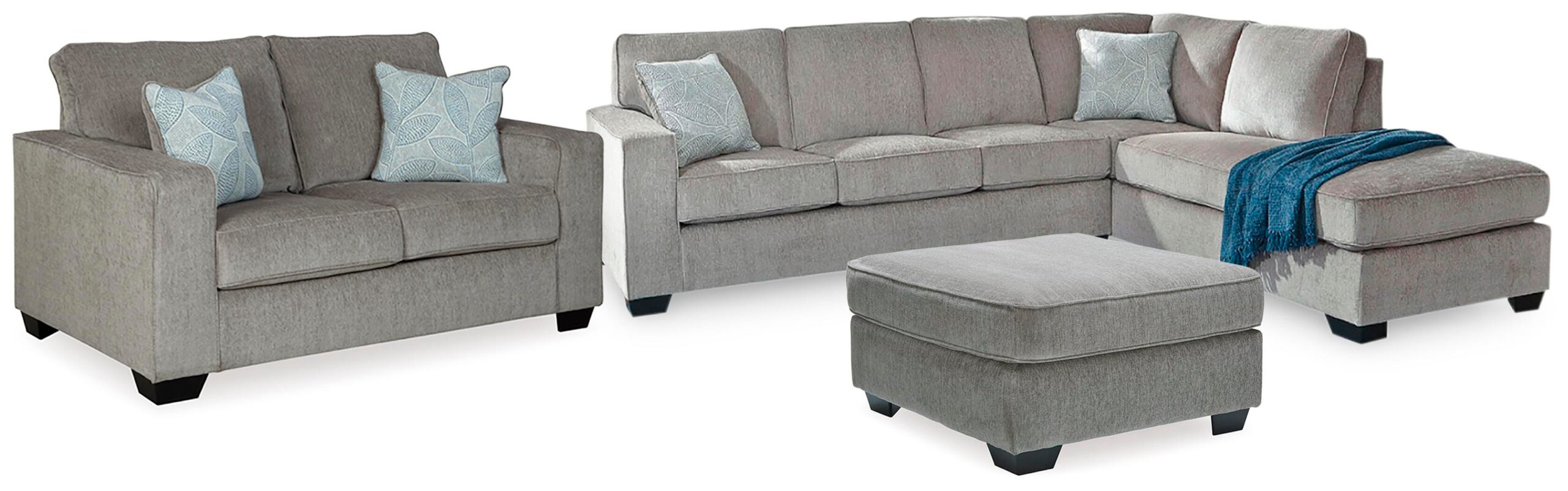 c1a03d8e8fcac95a457ba89fbedcc3d5 Altari 2-Piece Sleeper Sectional, Loveseat and Ottoman - Image 1