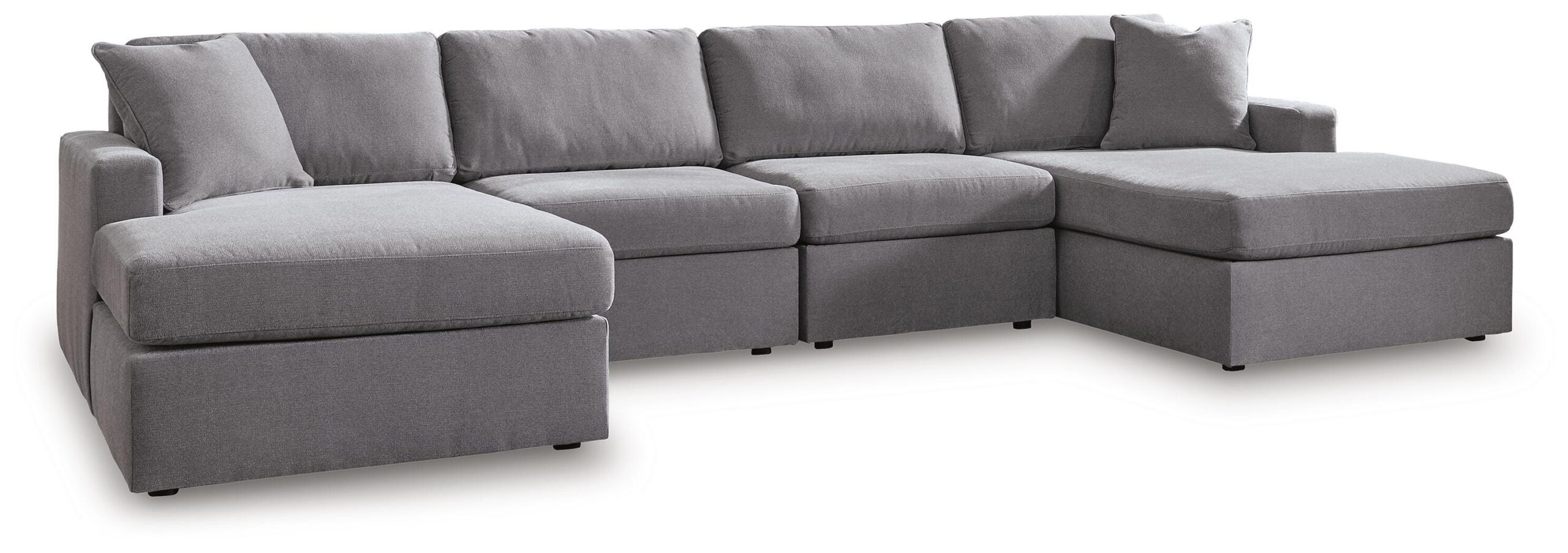 c6611c62f8cdfcdab113b442759dd7dd Modmax 4-Piece Sectional with Chaise - Image 1