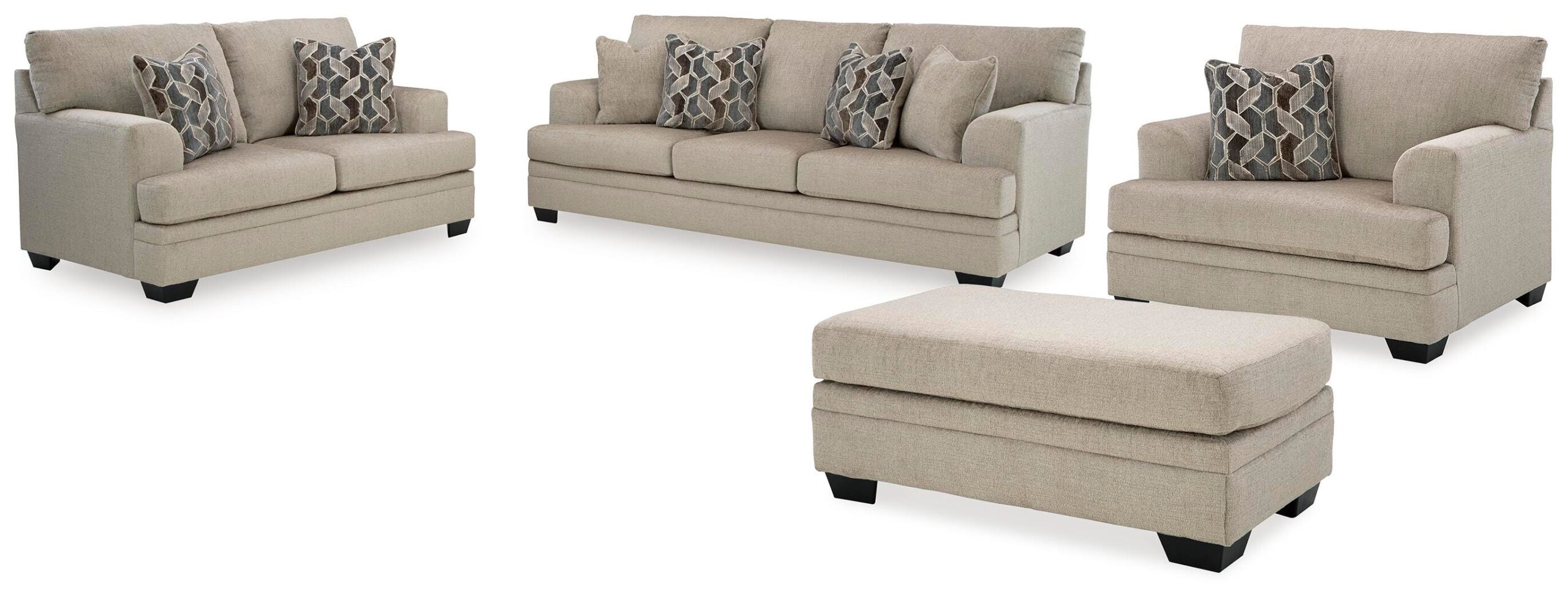 c7cbea2f4a4ec83d84958f37dbe42443 Stonemeade Sofa, Loveseat, Oversized Chair and Ottoman - Image 1