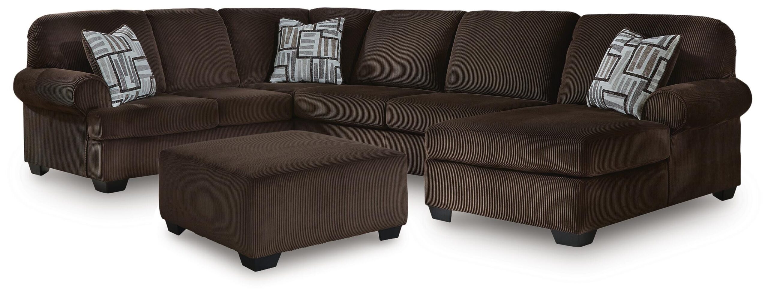 c7e8b11bce9cedc3efbe2078ac140d59 Kimlee 3-Piece Sectional and Ottoman - Image 1