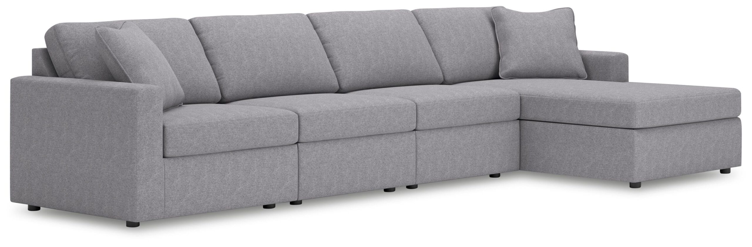 c9902f0e231b56ce5d76eaceb2700a3b Modmax 4-Piece Sectional with Chaise - Image 1