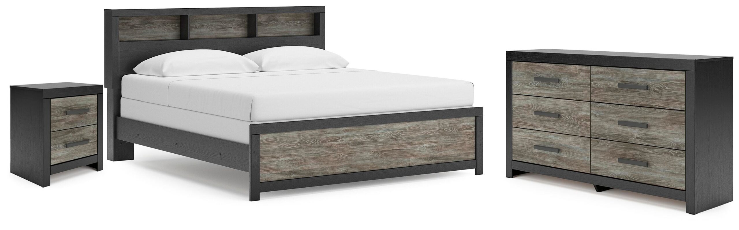 cd840586195ecae66b67fd954e10f099 Broachmyn King Panel Bed, Dresser, and Nightstand - Image 1