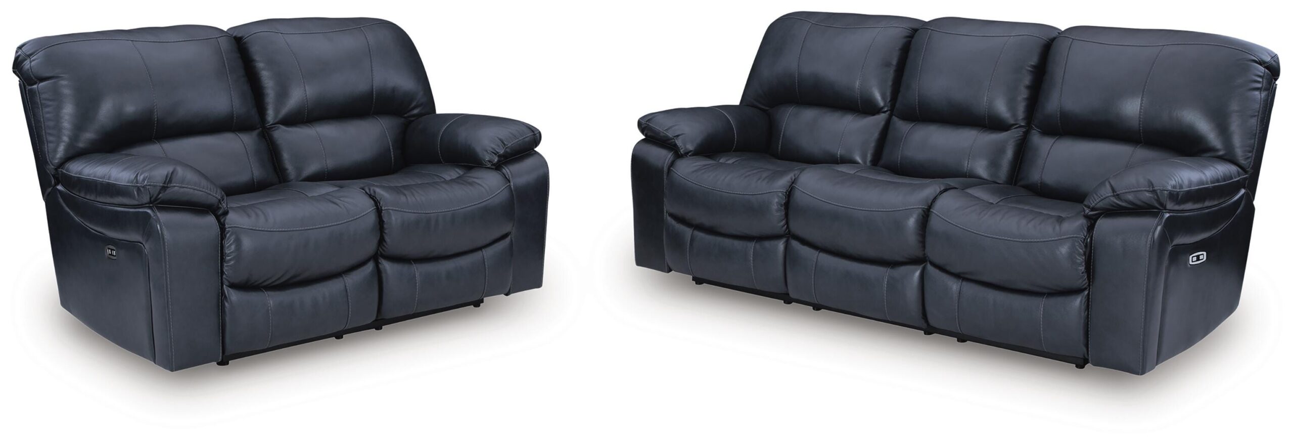 d13468e9d4a4c4eeb03eaa504f89271f Leesworth Power Reclining Sofa and Loveseat - Image 1