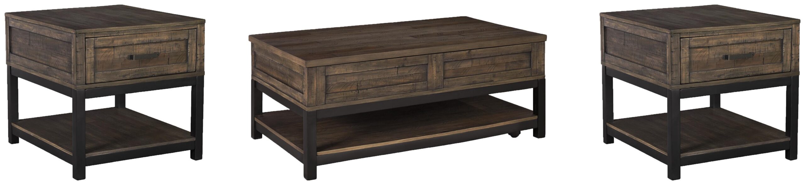 d1cf9b6117be1f9a3cd93fd9f8b123ce Johurst Lift-top Coffee Table and 2 End Tables - Image 1