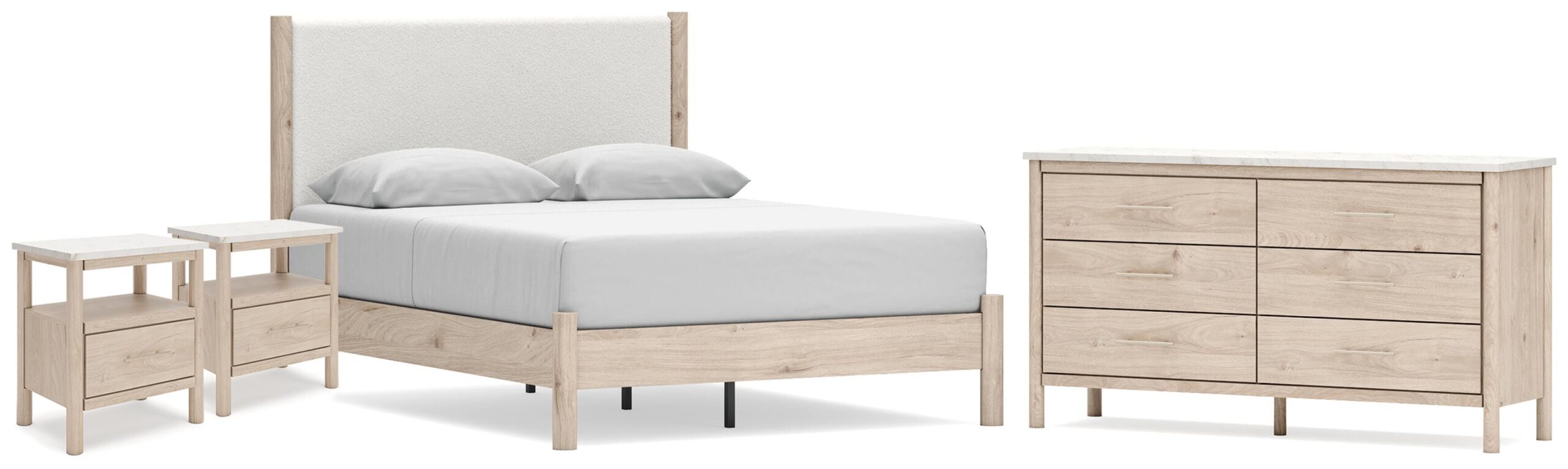 d3227cb2182c475b968e230ed11bd31b Cadmori Queen Panel Bed, Dresser and 2 Nightstands - Image 1