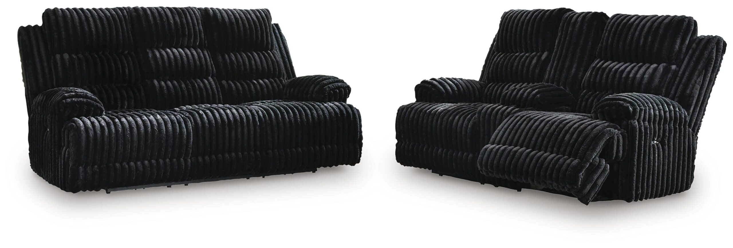 d37ae01c2dc0fedfdcda9dee12c2accd Rhines Falls Power Reclining Sofa and Loveseat - Image 1