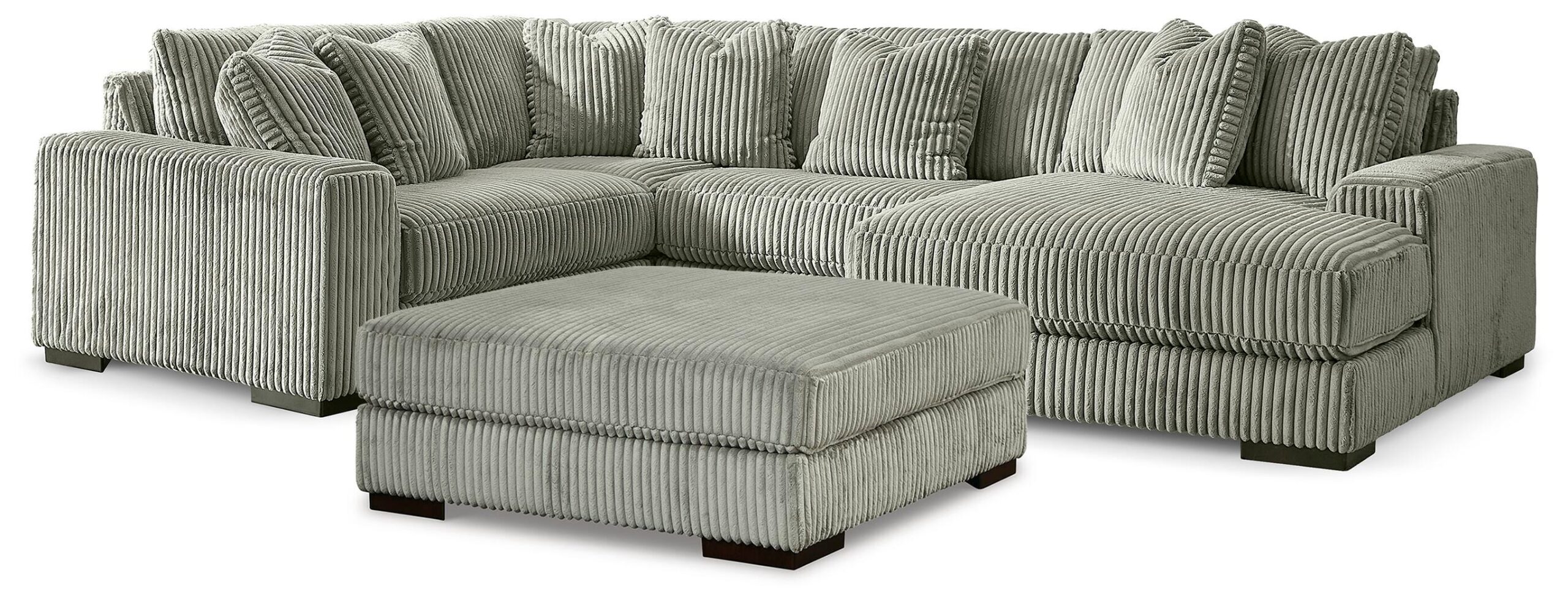 d86cdc1cdf3d4031da784ccef76d1c09 Lindyn 4-Piece Sectional with Chaise and Oversized Accent Ottoman - Image 1
