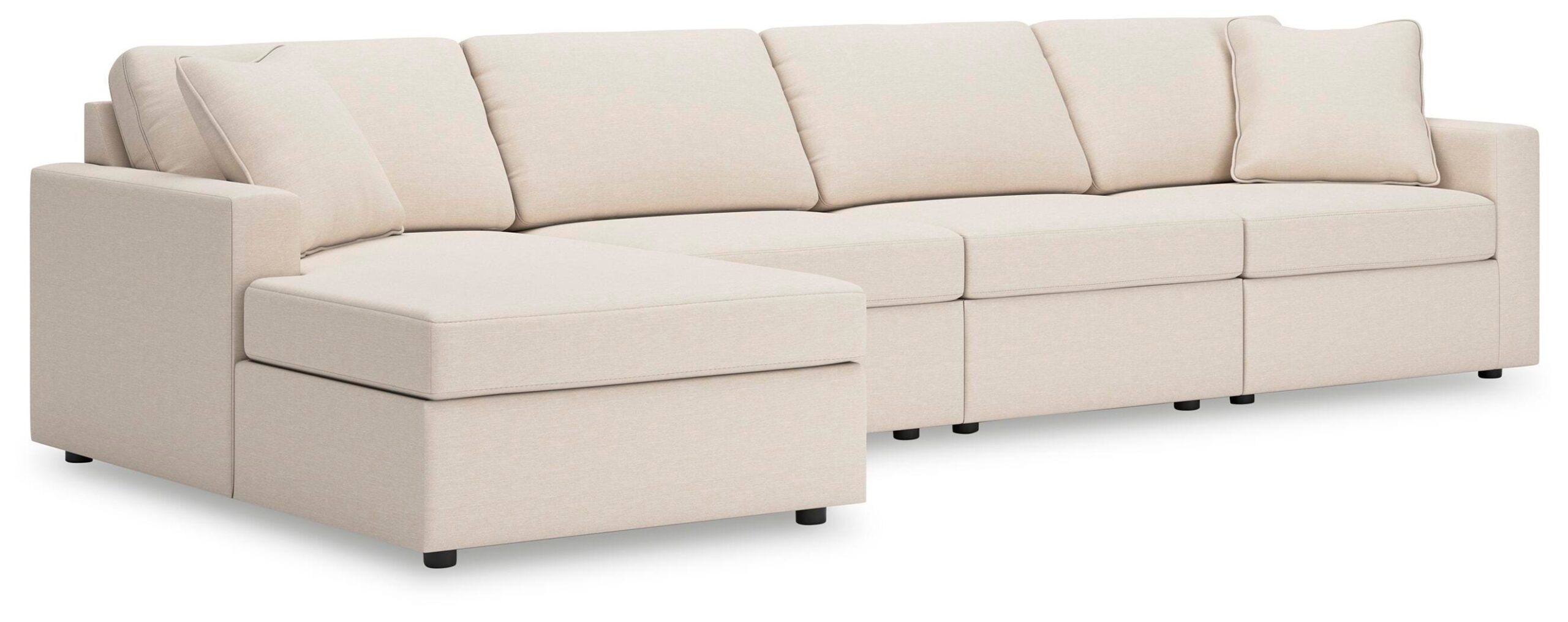 da59c68e754f5cae384545db7bcef127 Modmax 4-Piece Sectional with Chaise - Image 1