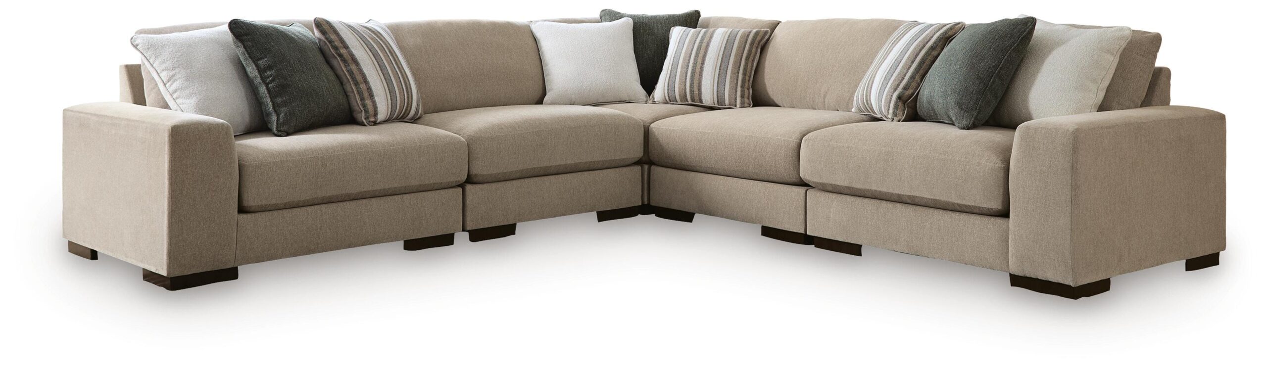 dd41594a30de3f3b42a9efa780912b2e Linenhause 5-Piece Sectional - Image 1