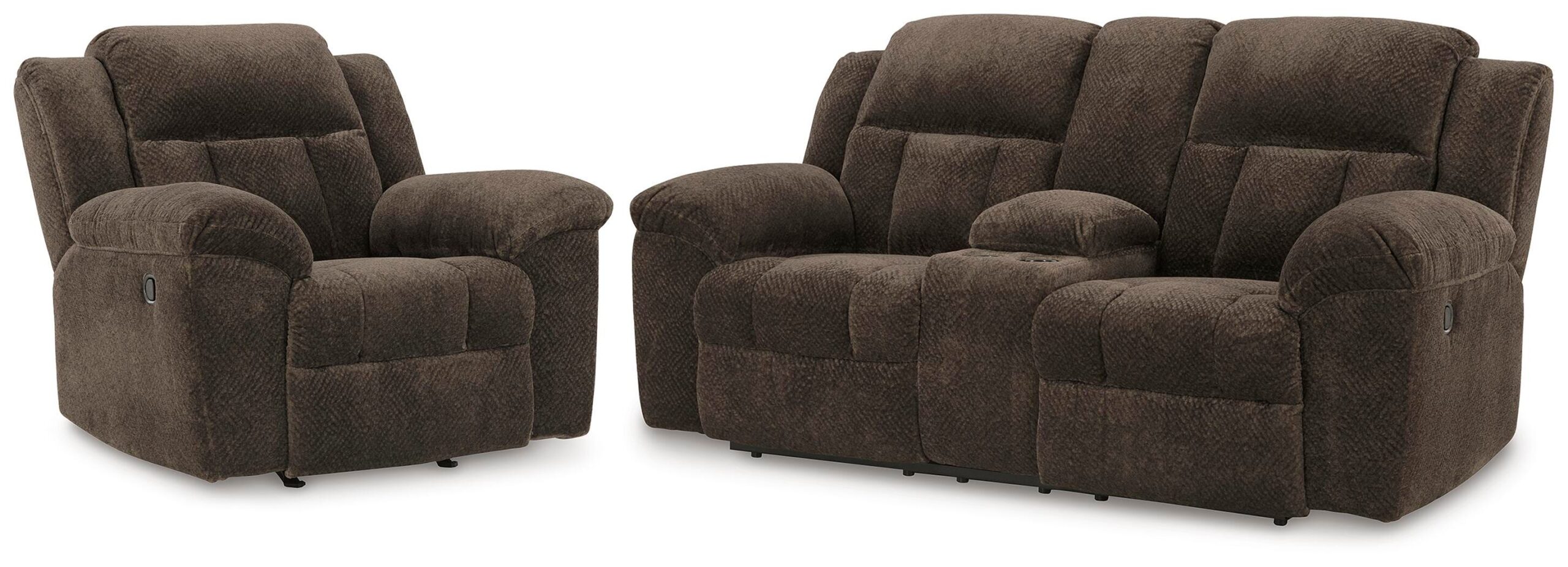 de1cefa243f34a9008032f65d8114a3f Frohn Reclining Loveseat and Recliner - Image 1