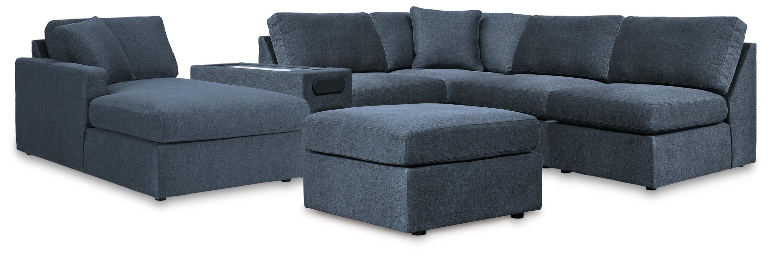 e1265569bd3101f694f3135d5fab3bdd Modmax 6-Piece Sectional with Chaise and Ottoman - Image 1