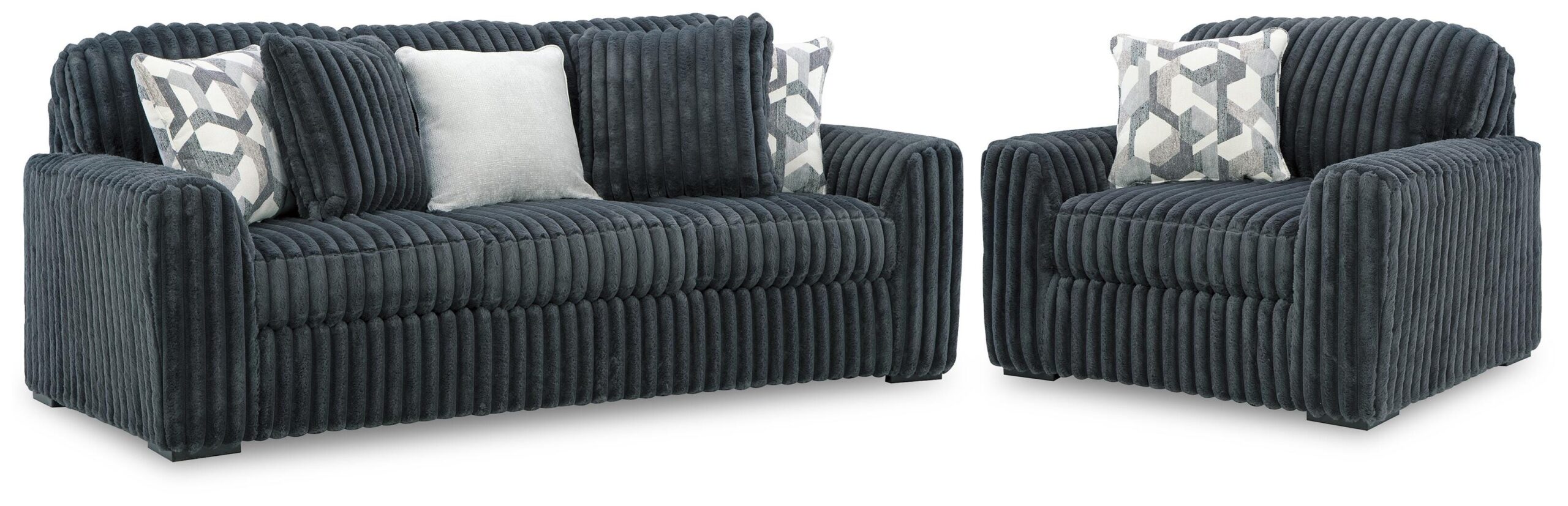 e1f883aa85ad8c80b3a577bcb8d000f0 Midnight-Madness Sofa and Oversized Chair - Image 1