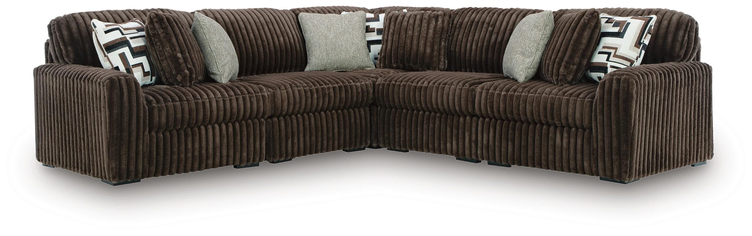 e492b4c9ccf8e66e7e724638d84434eb Midnight-Madness 5-Piece Sectional - Image 1