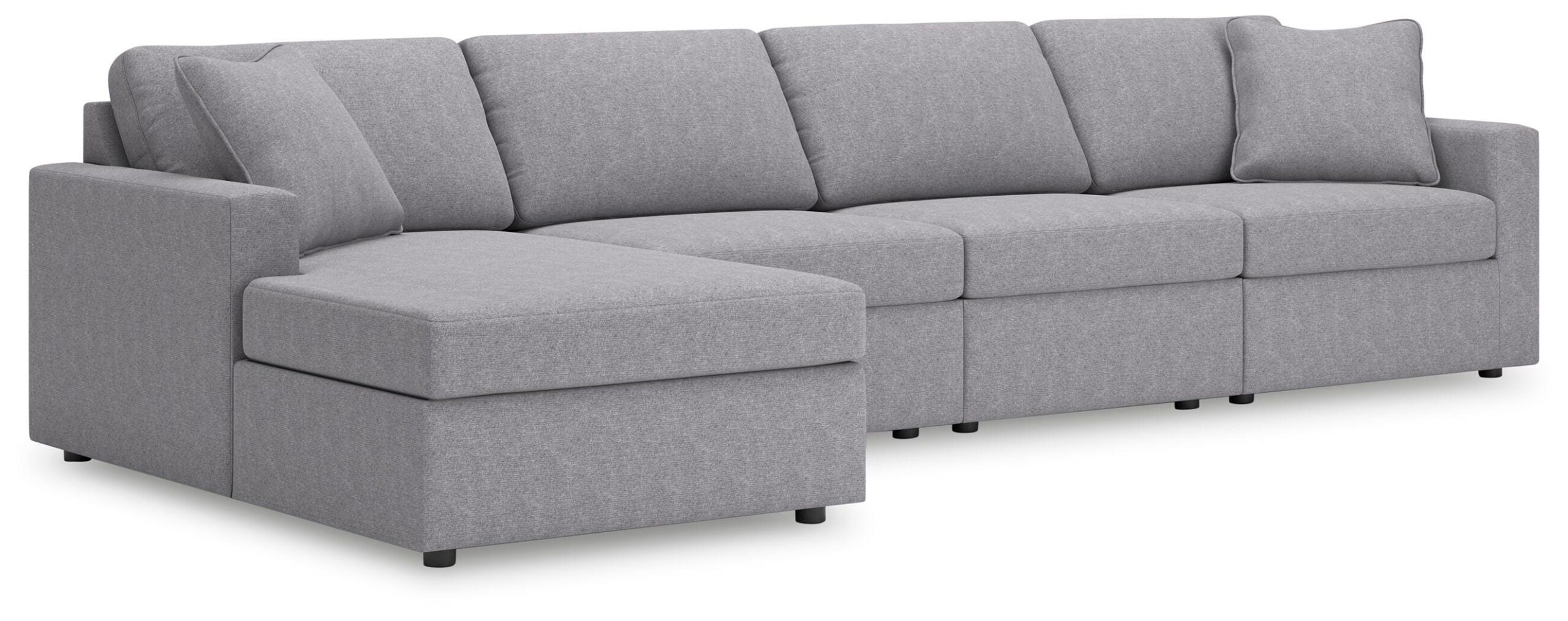 e51b7034bb8468b82f76d4ac859c34ea Modmax 4-Piece Sectional with Chaise - Image 1