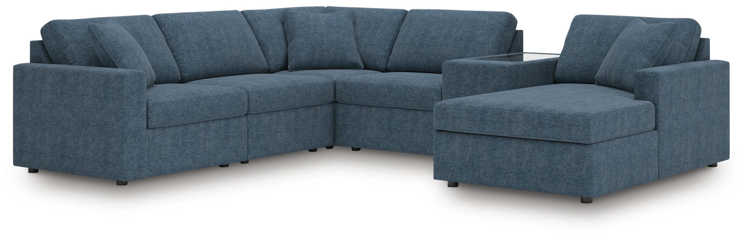 e55086e411f8d6bb3d72cc00f1056d12 Modmax 6-Piece Sectional with Chaise - Image 1