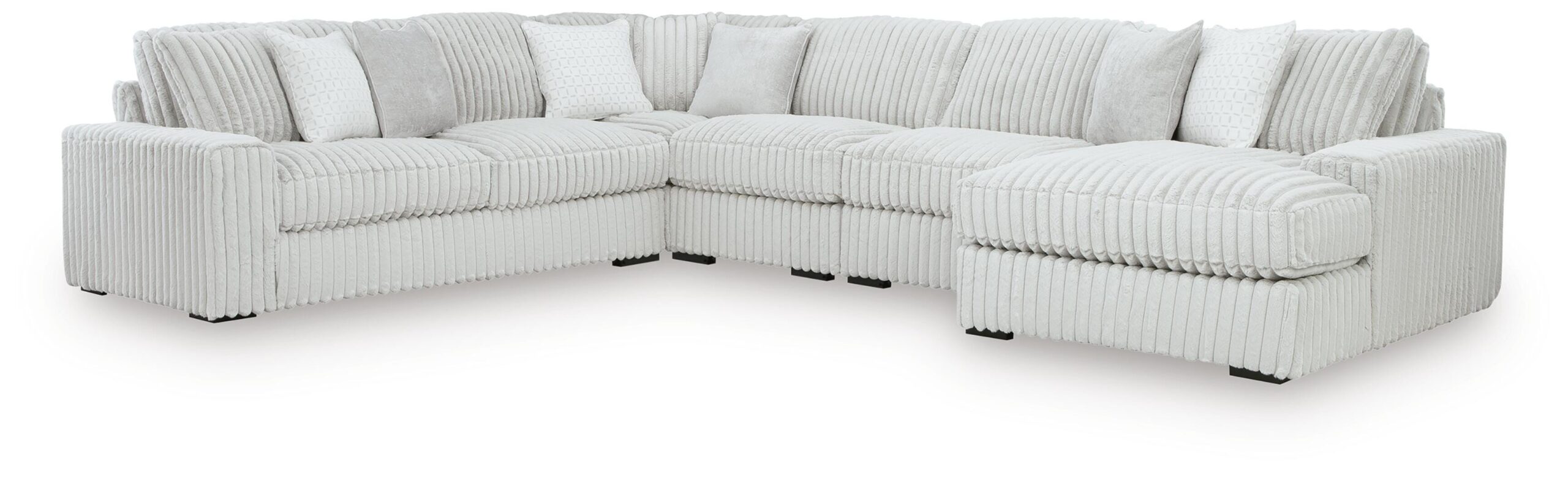 e5a1e17272ac9ca34812e6d2af80ac93 Stupendous 5-Piece Sectional with Chaise - Image 1
