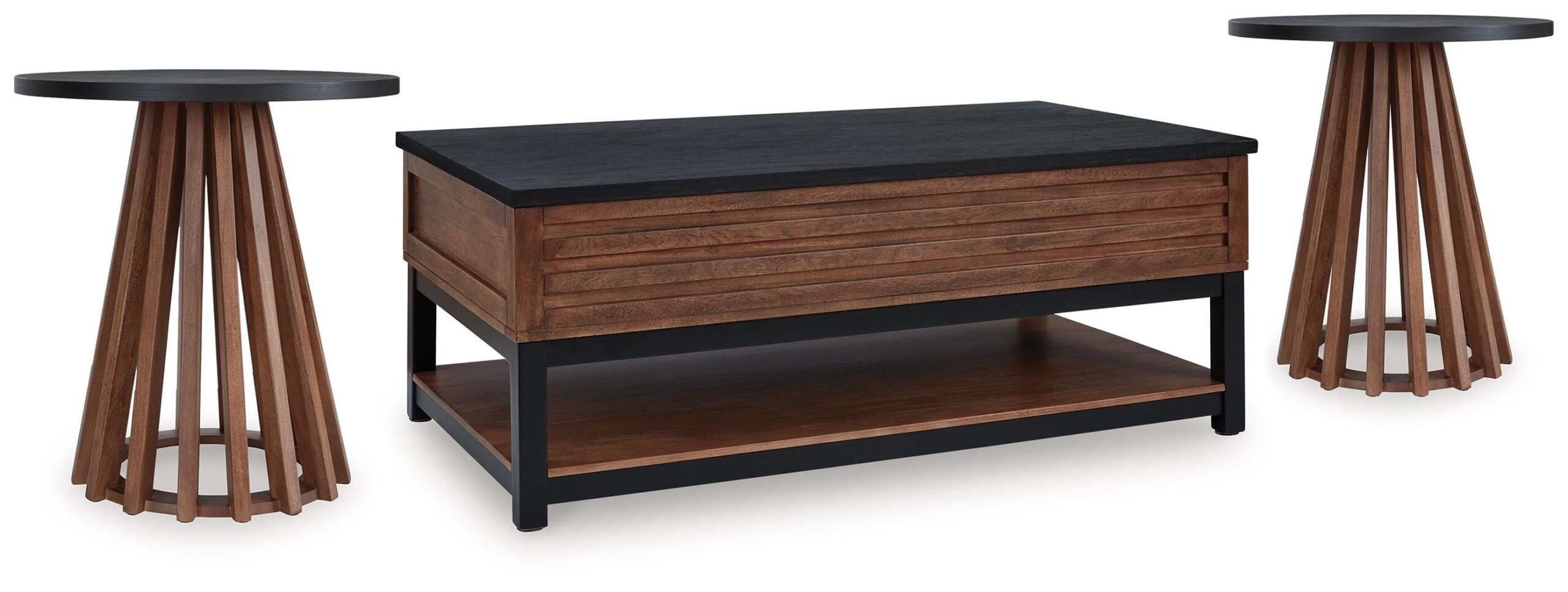 e62f87df5b7a32613327bb9dad44f7fe Kallari Coffee Table and 2 Ends - Image 1