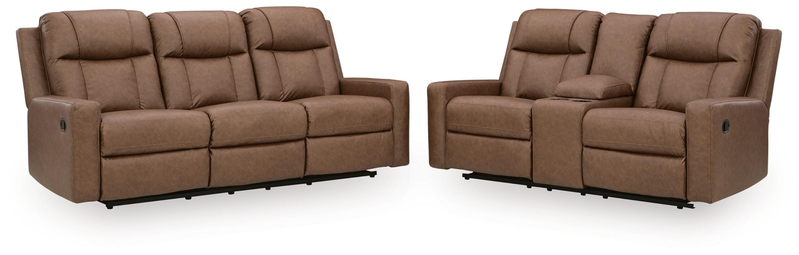 eaeab529bfdd26d004f1341211814b99 Mackmenville Reclining Sofa and Loveseat - Image 1