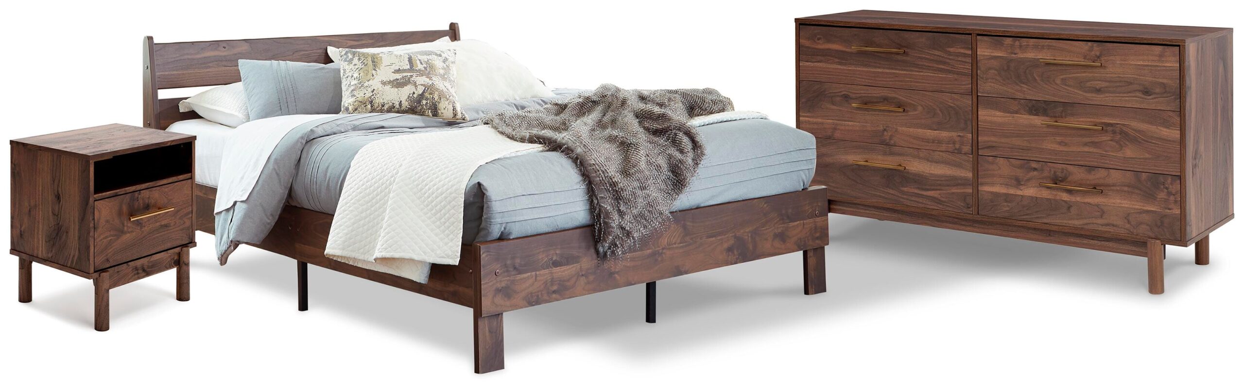 f015e6edba6db530cce4bbc5f4bbebaf Calverson Queen Panel Platform Bed with Dresser and Nightstand - Image 1