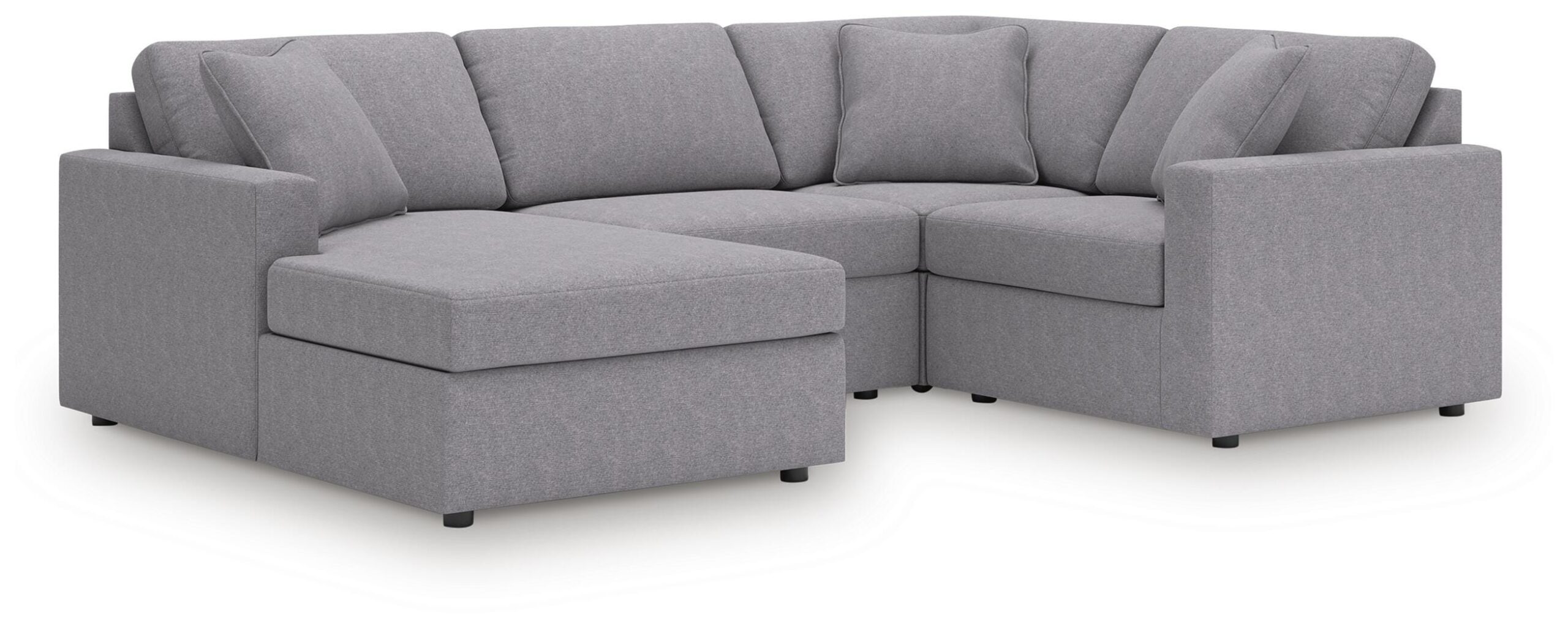 f04f2be7415c51857ad9f664ebd92252 Modmax 4-Piece Sectional with Chaise - Image 1