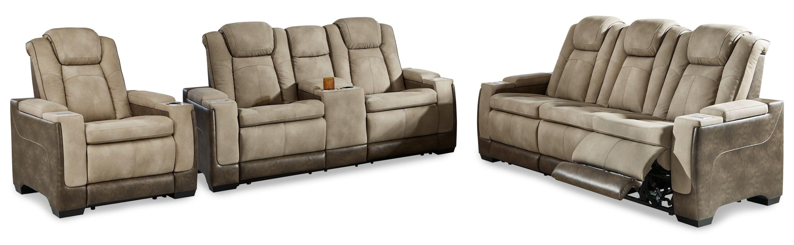 f17e69e838c0beb5b38e97f2effe40fd Next-Gen Durapella Power Reclining Sofa, Loveseat and Recliner - Image 1