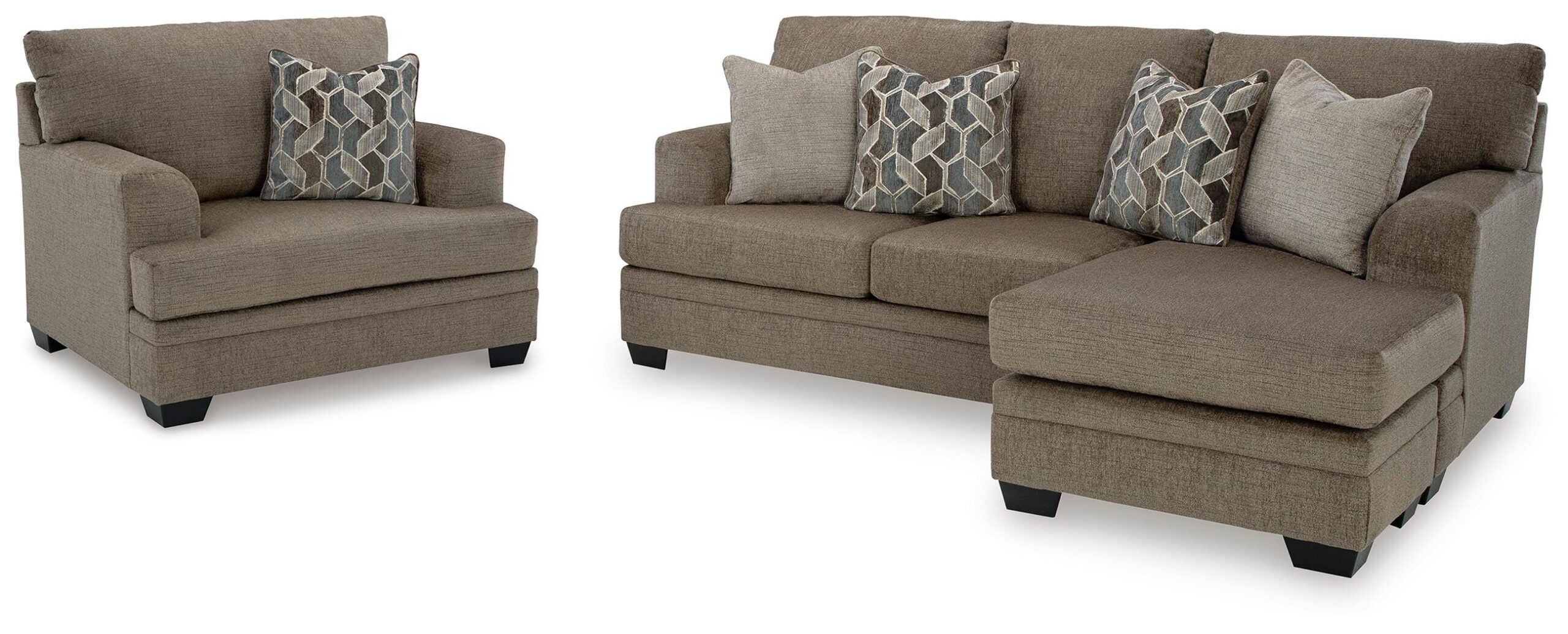 f2eb5303bcee19d54c19d02cd71d233c Stonemeade Sofa Chaise and Oversized Chair - Image 1