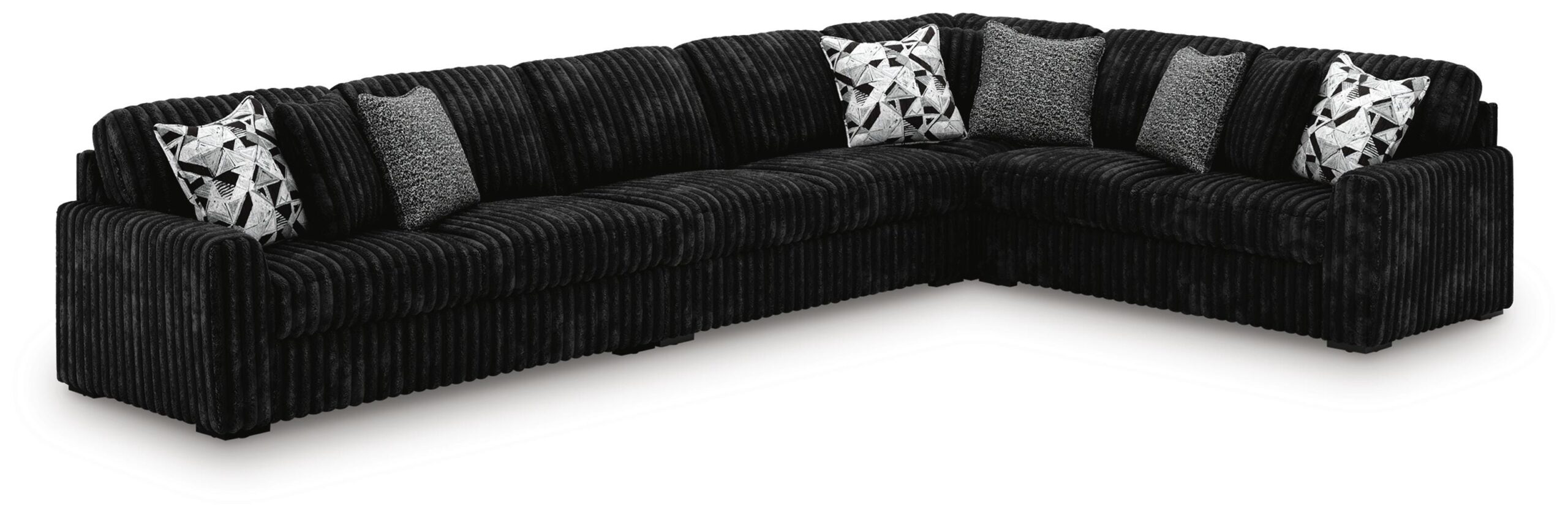 f670526835ca51fa9489c77e54709cf0 Midnight-Madness 4-Piece Sectional - Image 1