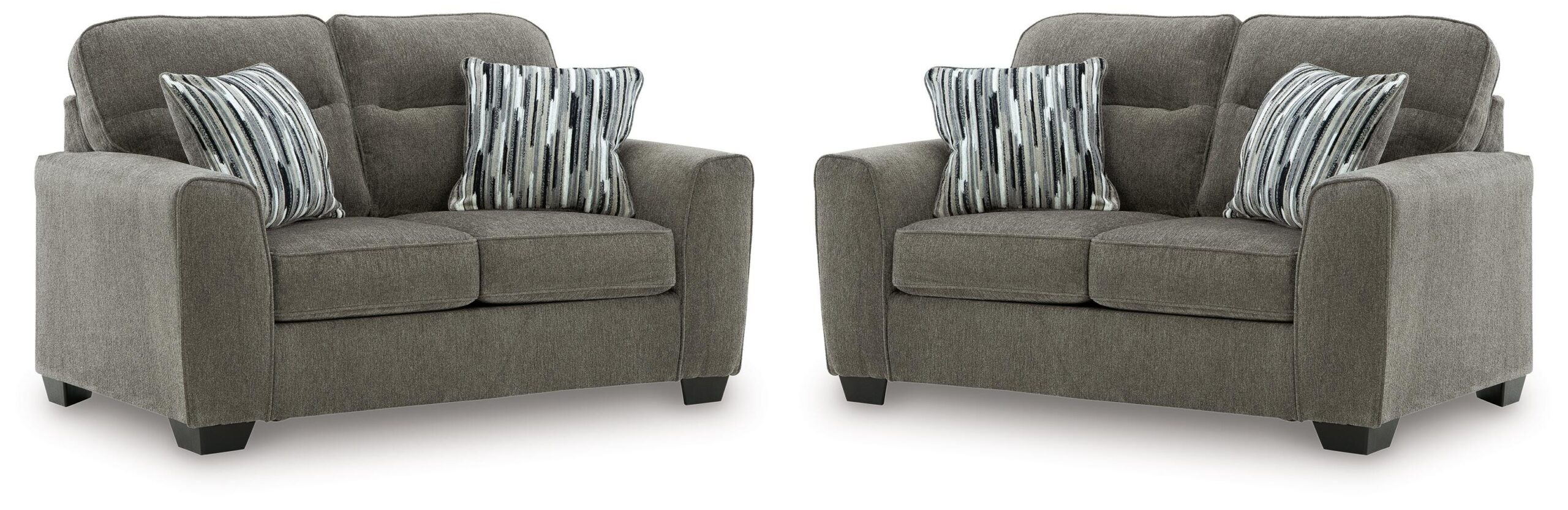 f6db85db09f497a7abfefd3edd7f58bb Olten 2 Loveseats - Image 1