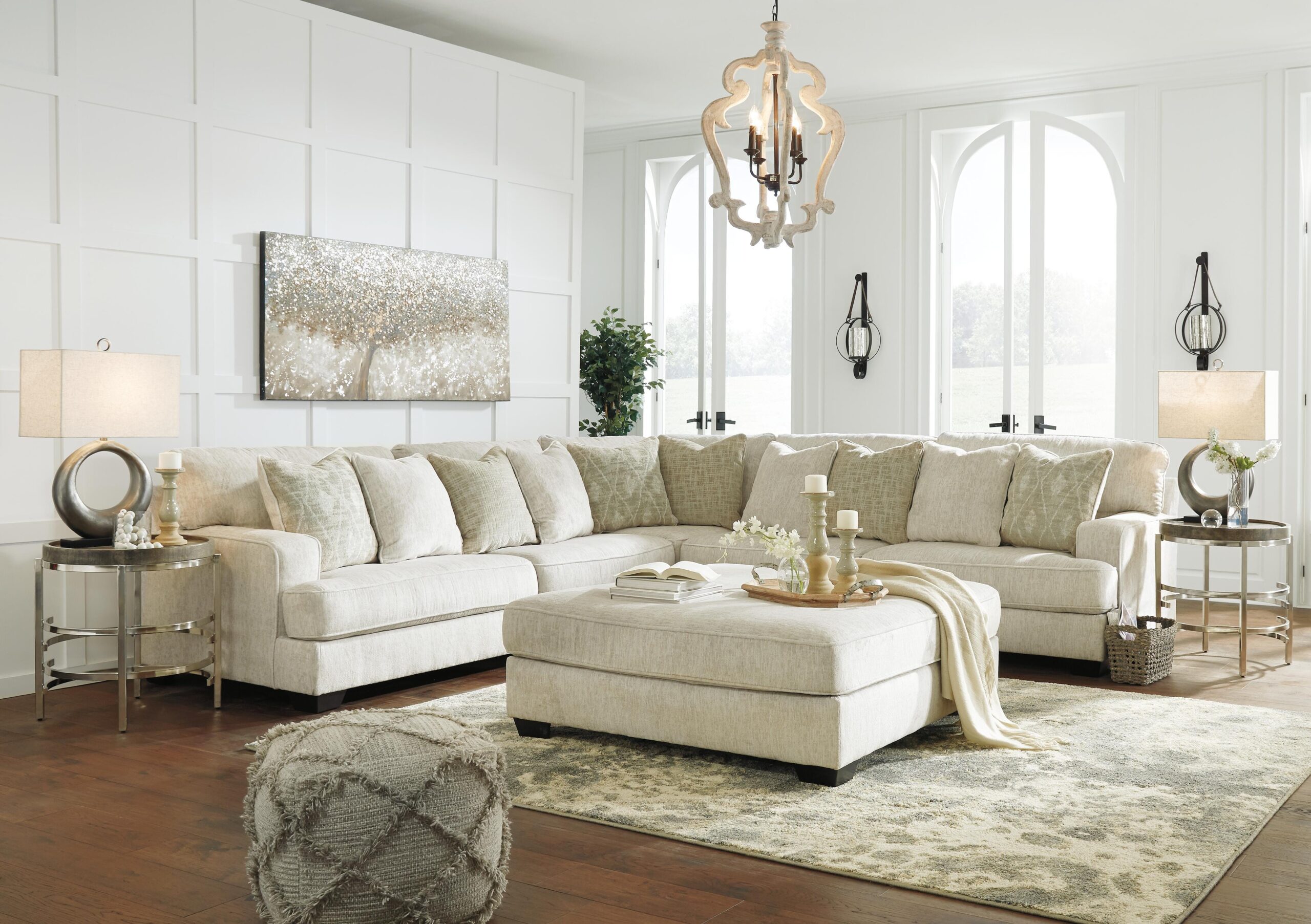 f7a64670a8e343efc7c308b3d28ba8eb Rawcliffe 3-Piece Sectional with Ottoman - Image 1