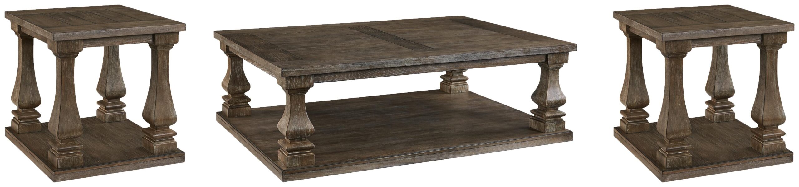 fbc8875d17ddd6cef0e16eb57b5756d2 Johnelle Coffee Table and 2 End Tables - Image 1