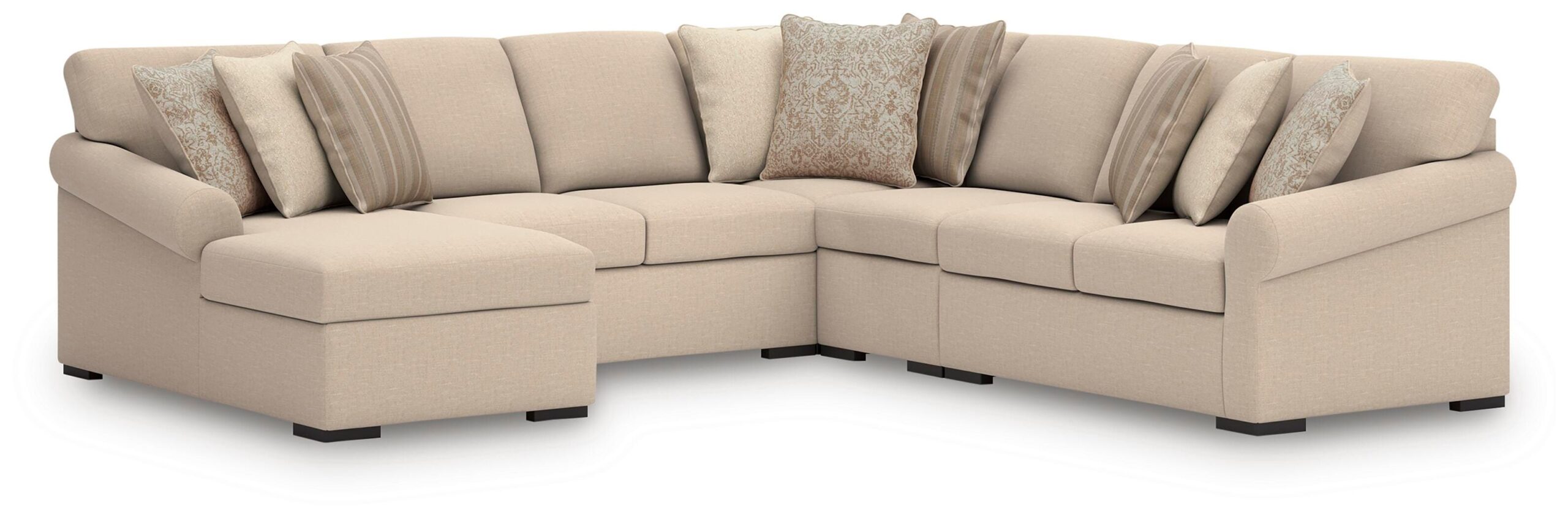 fd40037be074ca07e83f032343cf25ed LadyMae 5-Piece Sectional with Chaise - Image 1