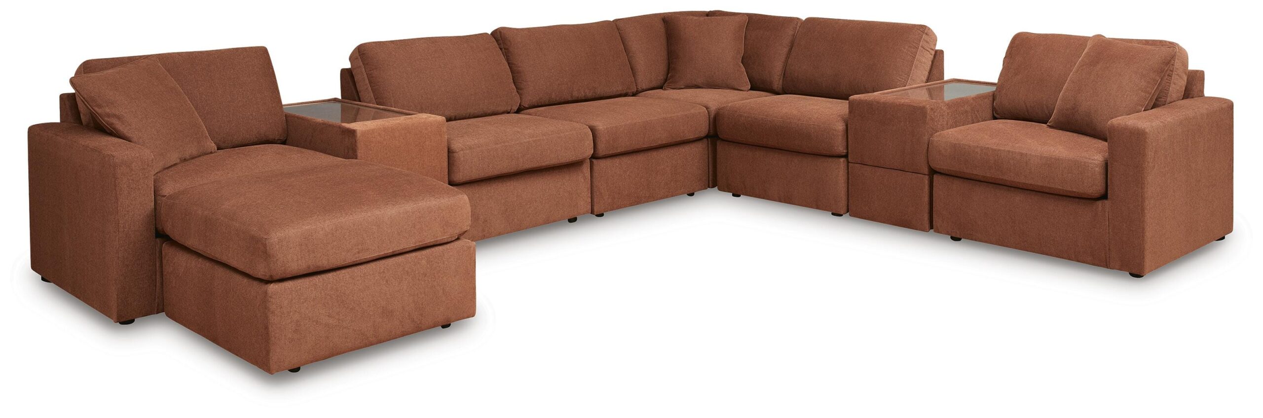 fd7b419ad2522b41d3823b3e5609bd6c Modmax 8-Piece Sectional and Ottoman - Image 1