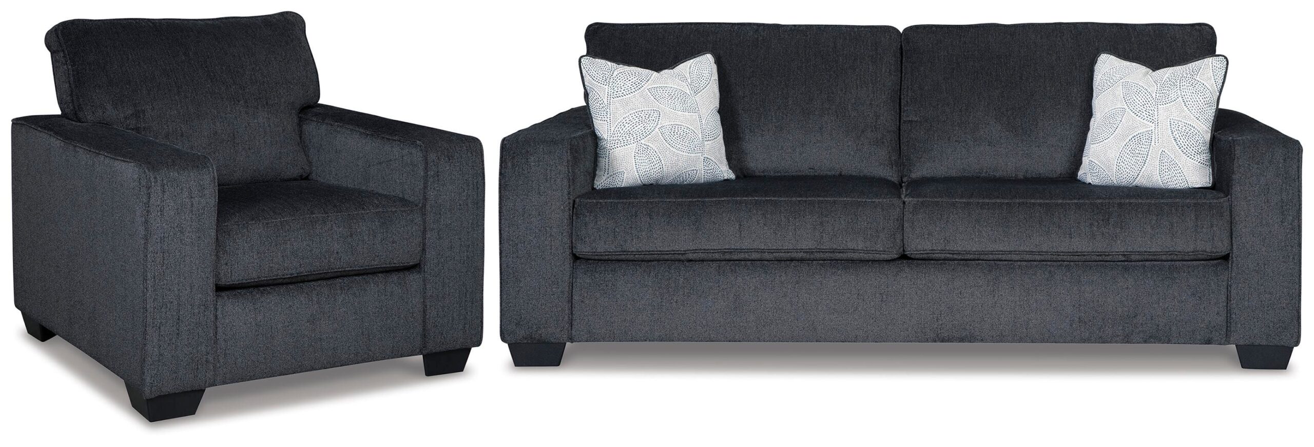 fe8acc2a3c3d7a1eb0fa1aa7543d2669 Altari Sofa Sleeper with Chair - Image 1