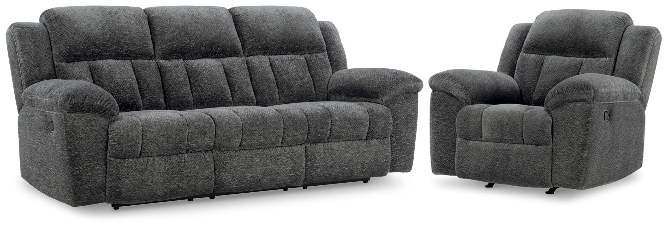 fea7e56fb02048fed7751c4142aa431e Frohn Reclining Sofa and Recliner - Image 1