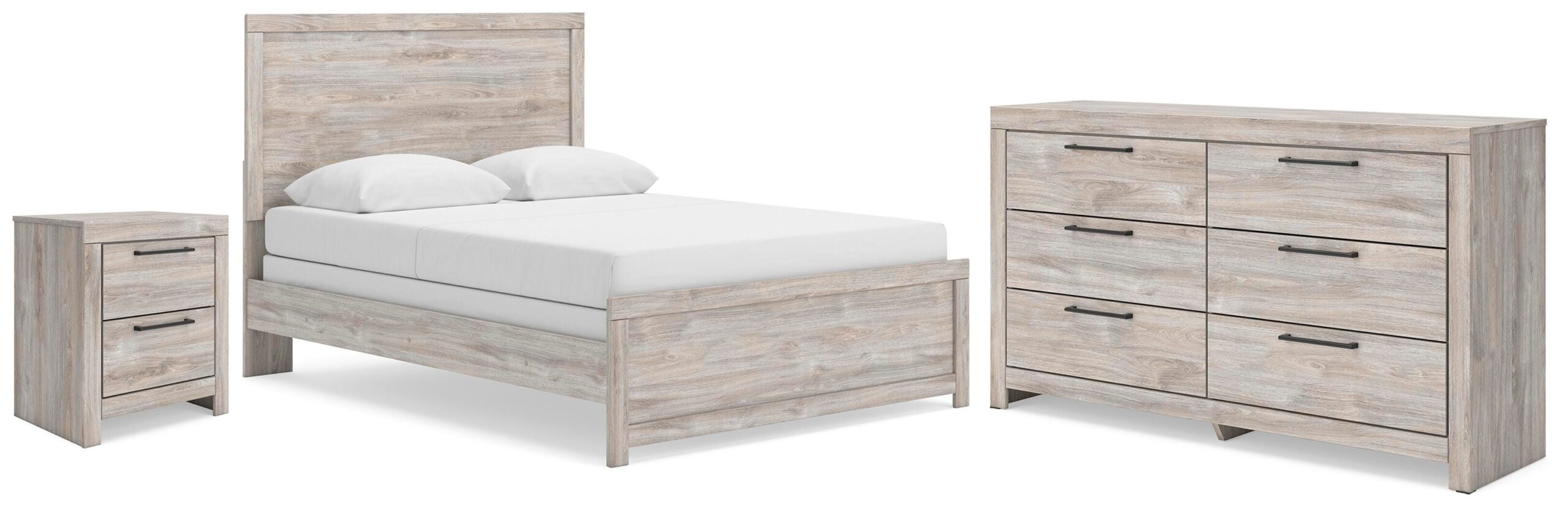fee3676aced170a9a30f1d00313c0ba3 Broachmyn Queen Panel Bed, Dresser and Nightstand - Image 1