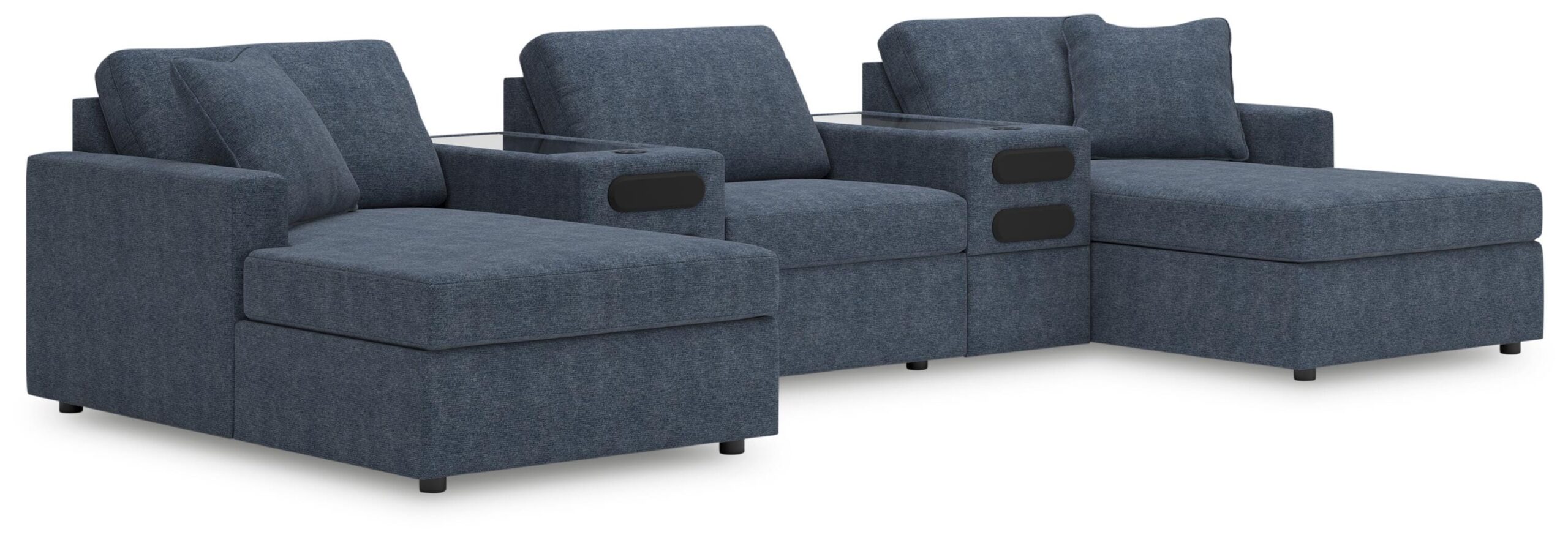 57031a7de01b60476ec81019f66a223d Modmax 5-Piece Double Storage Chaise Sectional with Audio Consoles - Image 1